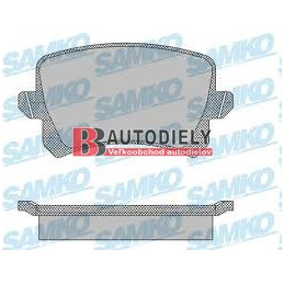 VW PASSAT CC 2012- SADA Zadné platničky /SAMKO/